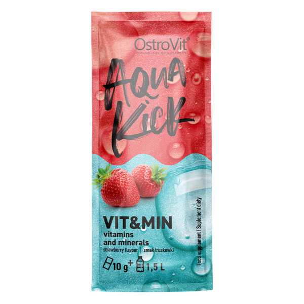 Aqua Kick VIT&MIN maasikamaitseline